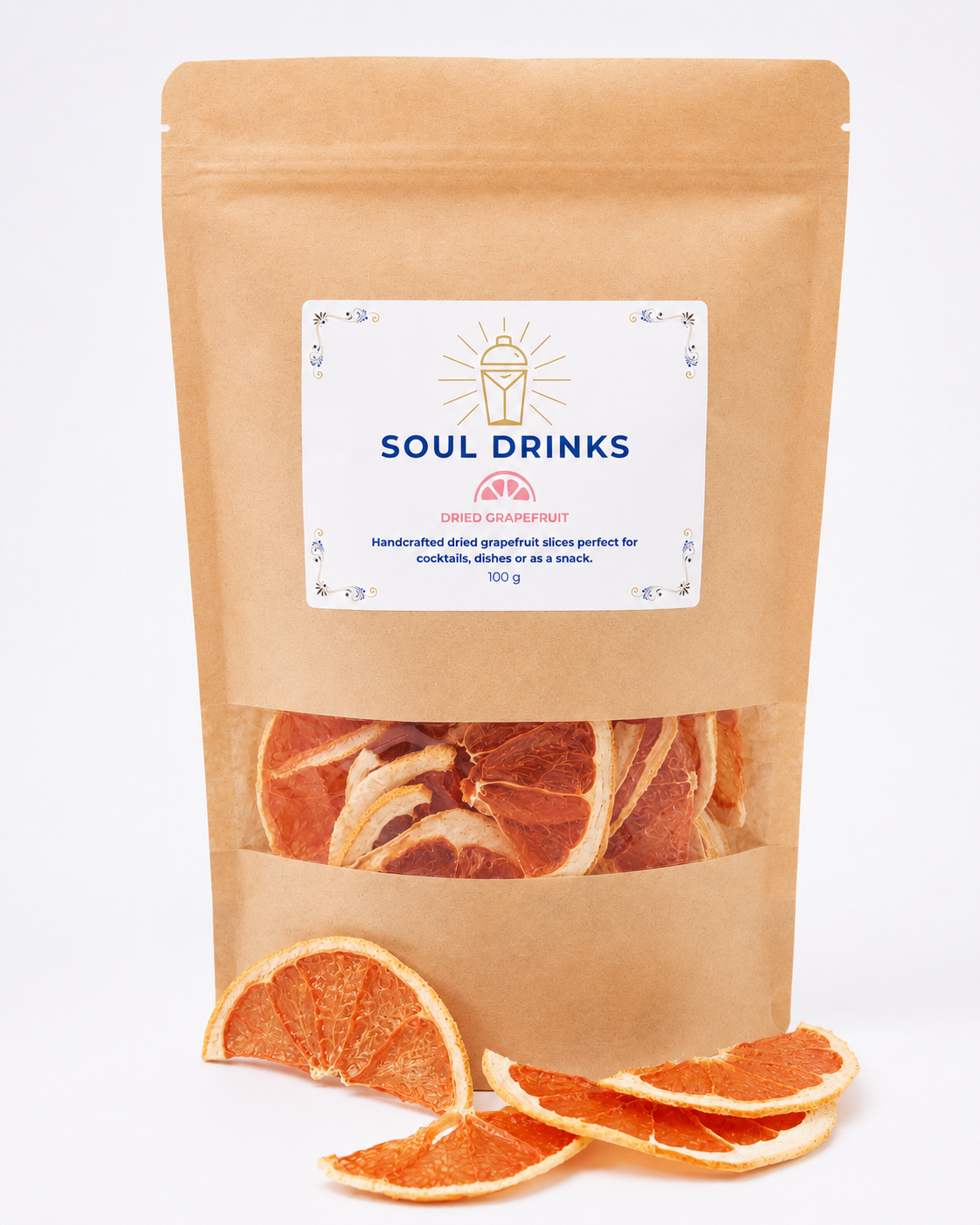 Getrocknete Grapefruits